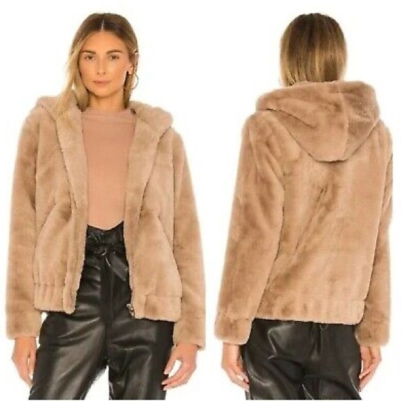 Blank NYC Jackets & Blazers - Blank NYC Hooded Bomber Jacket